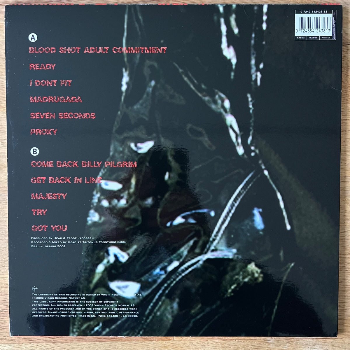 Madrugada - Grit / 1. EU Press. 2002 - (VG++/VG++)