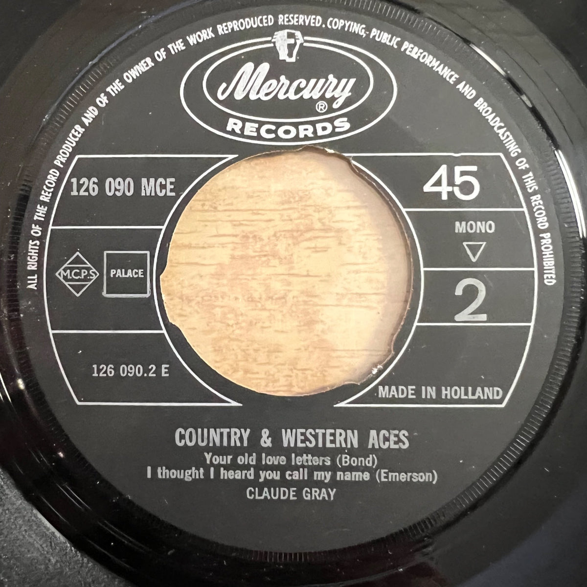 Claude Grey - Country & Western Aces / 7" EP - 1. NL-Press. 197? - (VG/VG+)