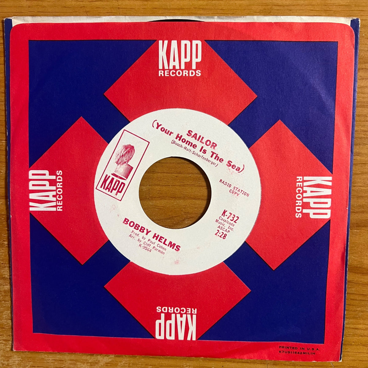Bobby Helms - Those Snowy, Glowy, Blow Days Of Winter / US-Promo 1966 - (M-/VG+)