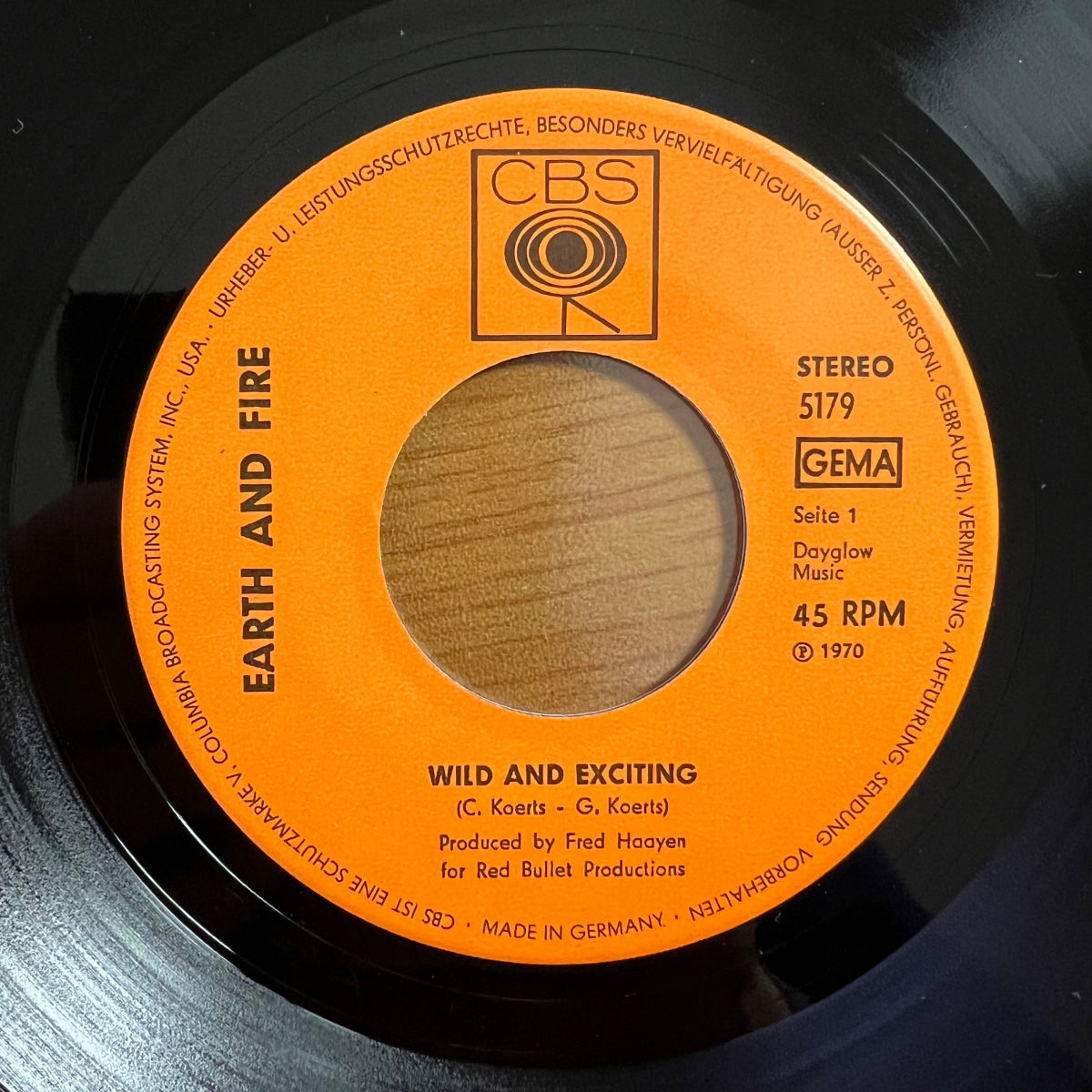 Earth & Fire - Wild And Exciting / 1. D-Press. 1970 - (VG++/VG++)