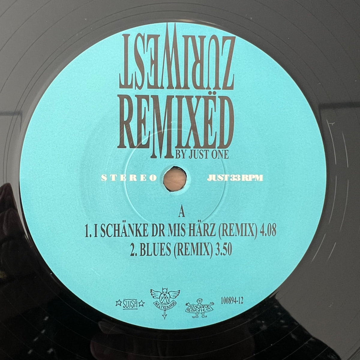 Züri West - Remixed By Just One / 12" Maxi - 1. Swiss 1994 - (M-(M-)