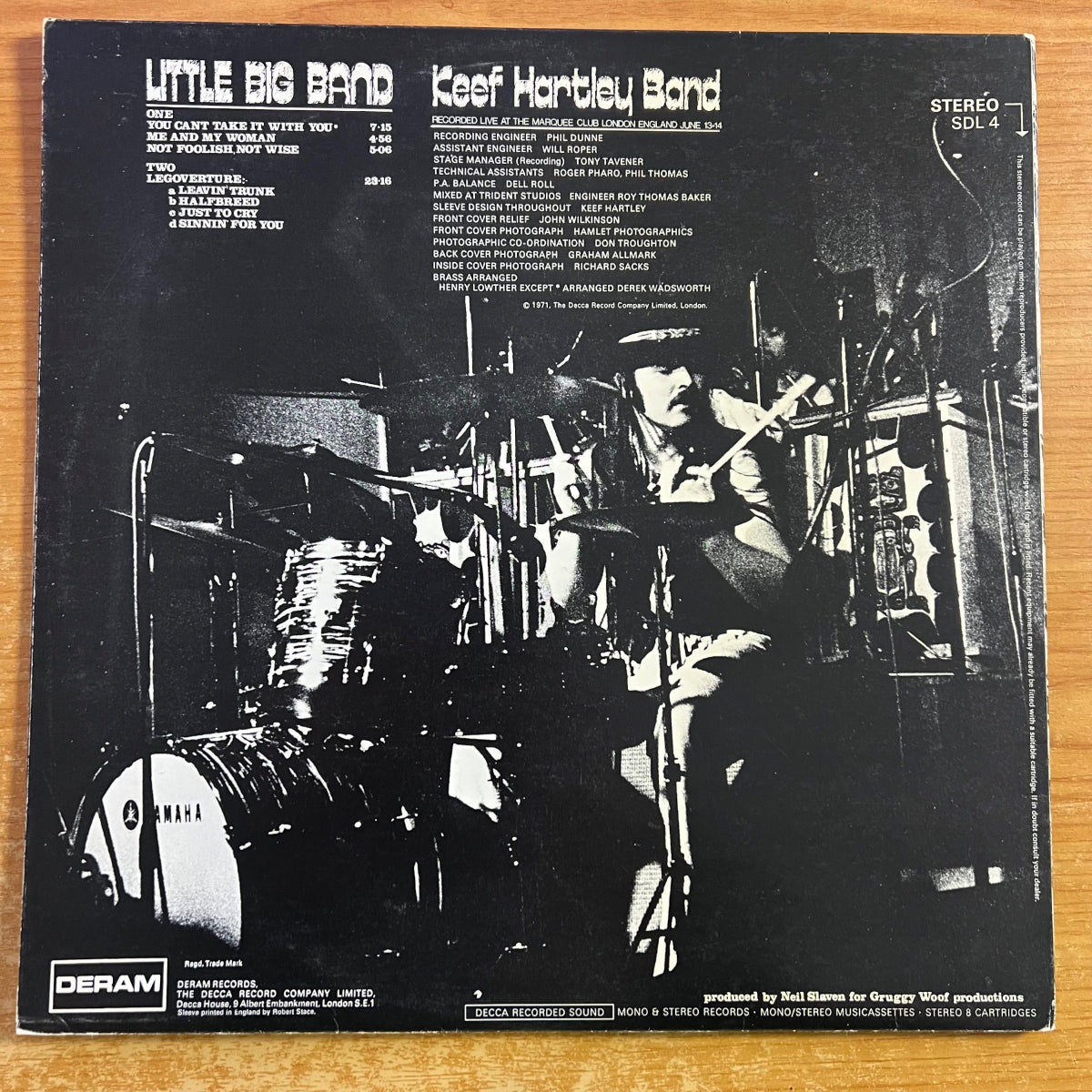 Keef Hartley Band - Little Big Band / 1. UK-Press. 1971 - (M-/VG++)