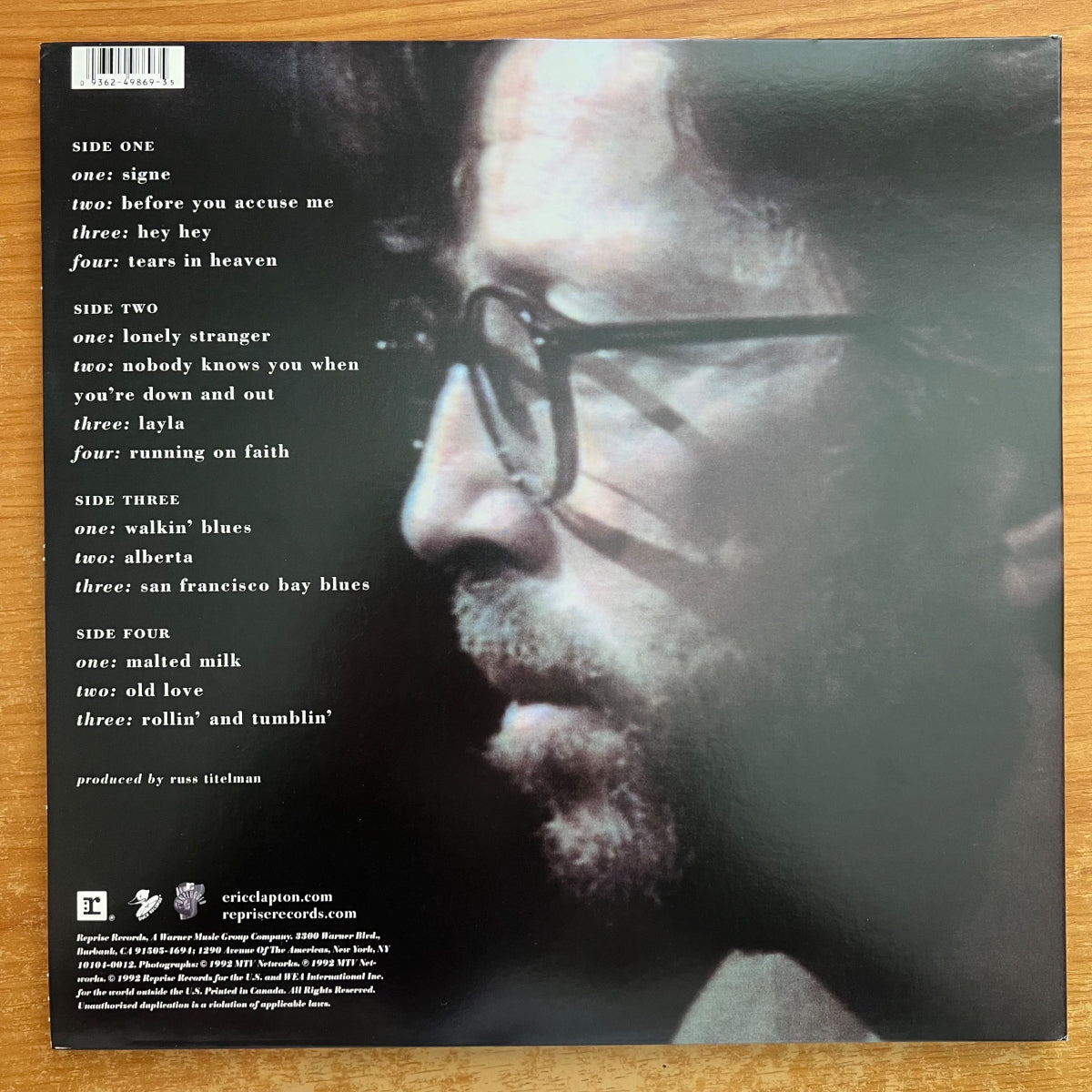 Eric Clapton - Unplugged / 2 LP - US-Press. 2011 - 180gr - Record Store Day Edition -  (Mint)