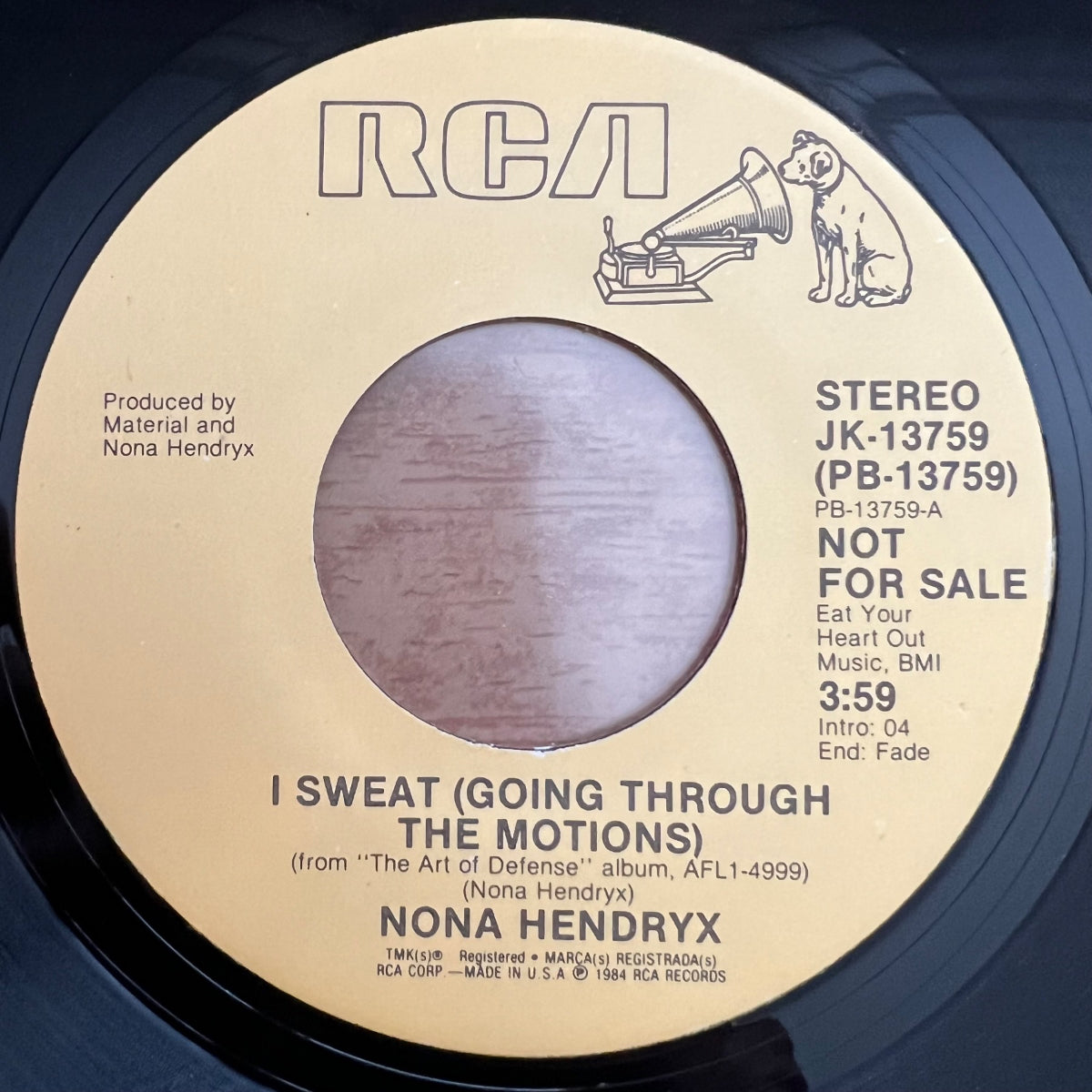 Nona Hendryx - I Sweat / US-Promo 1984 - (M-/Neutre )