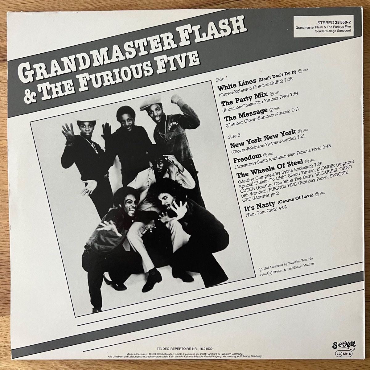 Grandmaster Flash & The Furious Five - Same / 1. D-Press. 1983 - (M-/VG++)