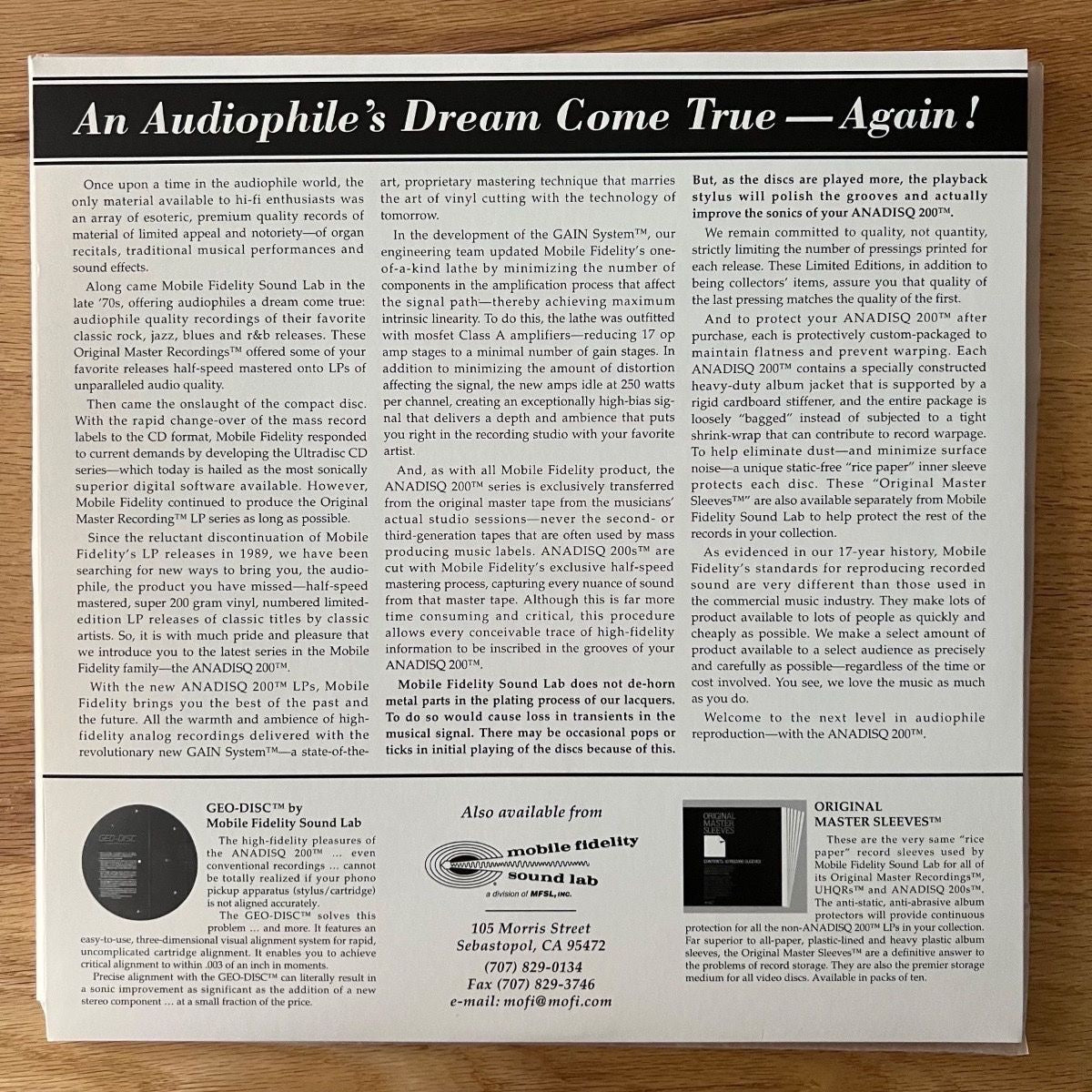 Alexis Korner's Blues Incorporated - R&B From The Marquee / Audiophile MFSL 1996 - (M-/Mint)