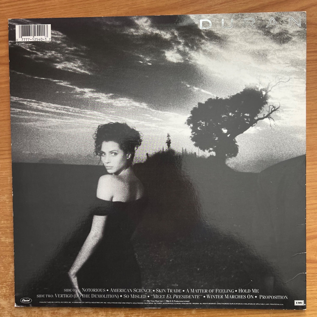 Duran Duran - Notorious / 1. US-Press. 1986 - (M-/M-)