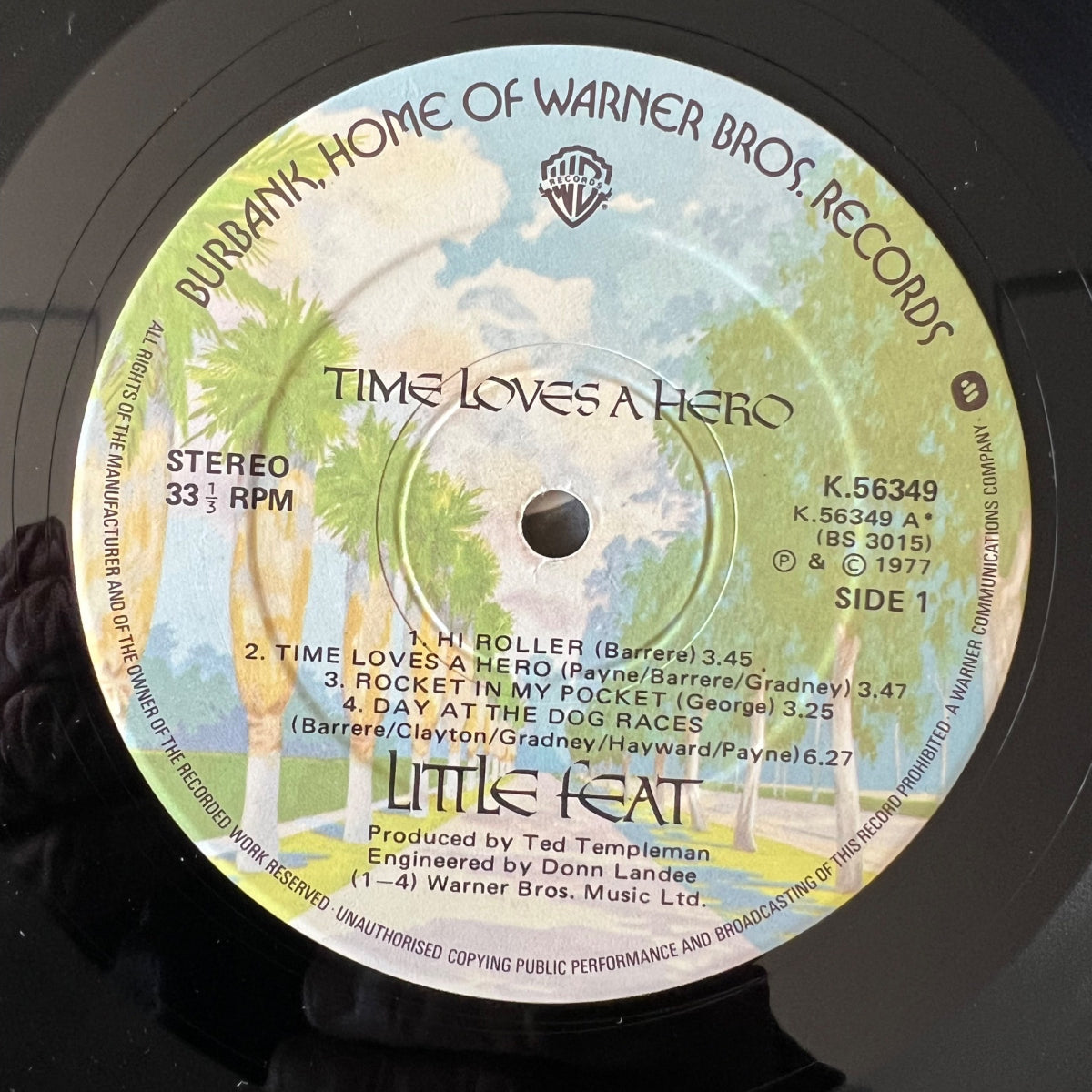 Little Feat - Time Loves A Hero / 1. UK-Press. 1977 - (M-/M-)