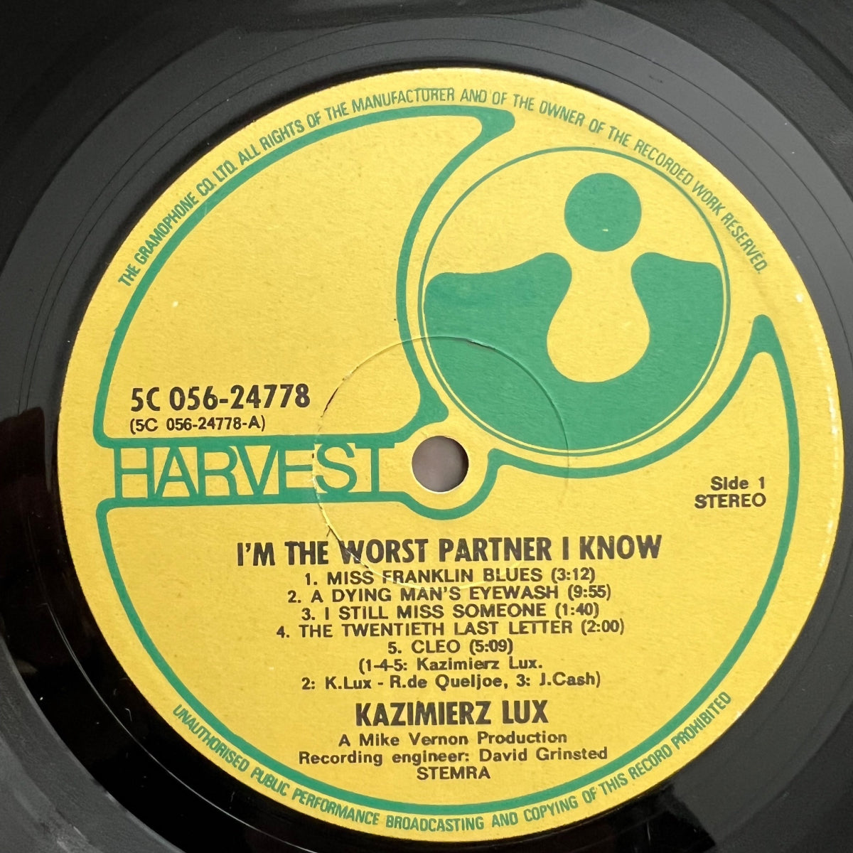 Kazimierz Lux - Im The Worst Partner I Know / 1. NL-Press. 1973 - (VG++/M-)