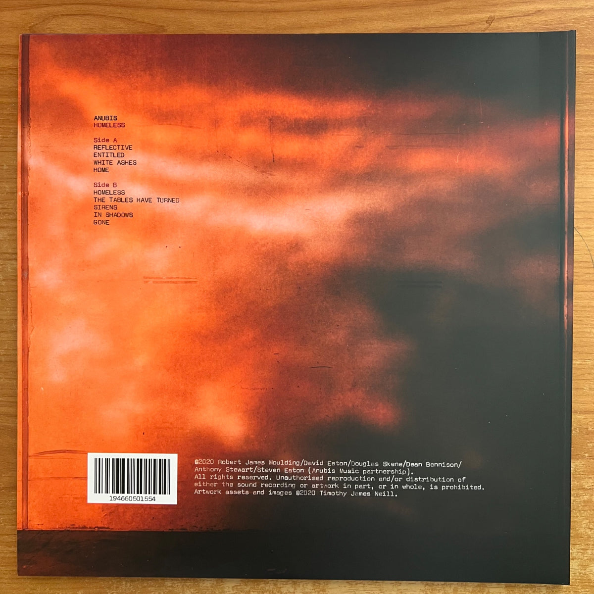 Anubis - Homeless / 1. Australia-Press. 2020 - Cover signiert - (Mint)