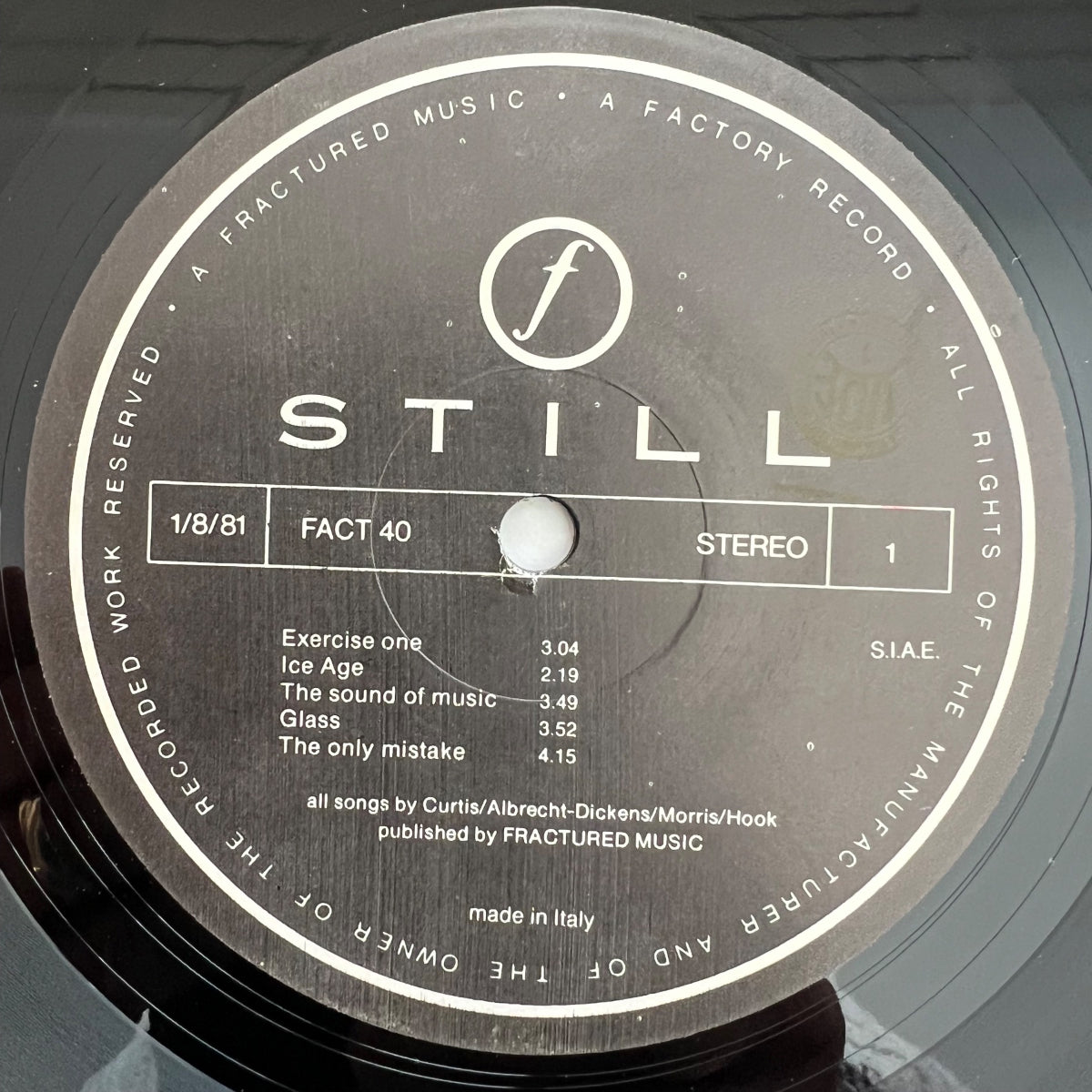 Joy Division - Still / 2 LP - Italy-Press. RE von 1981 - (M-/VG++)