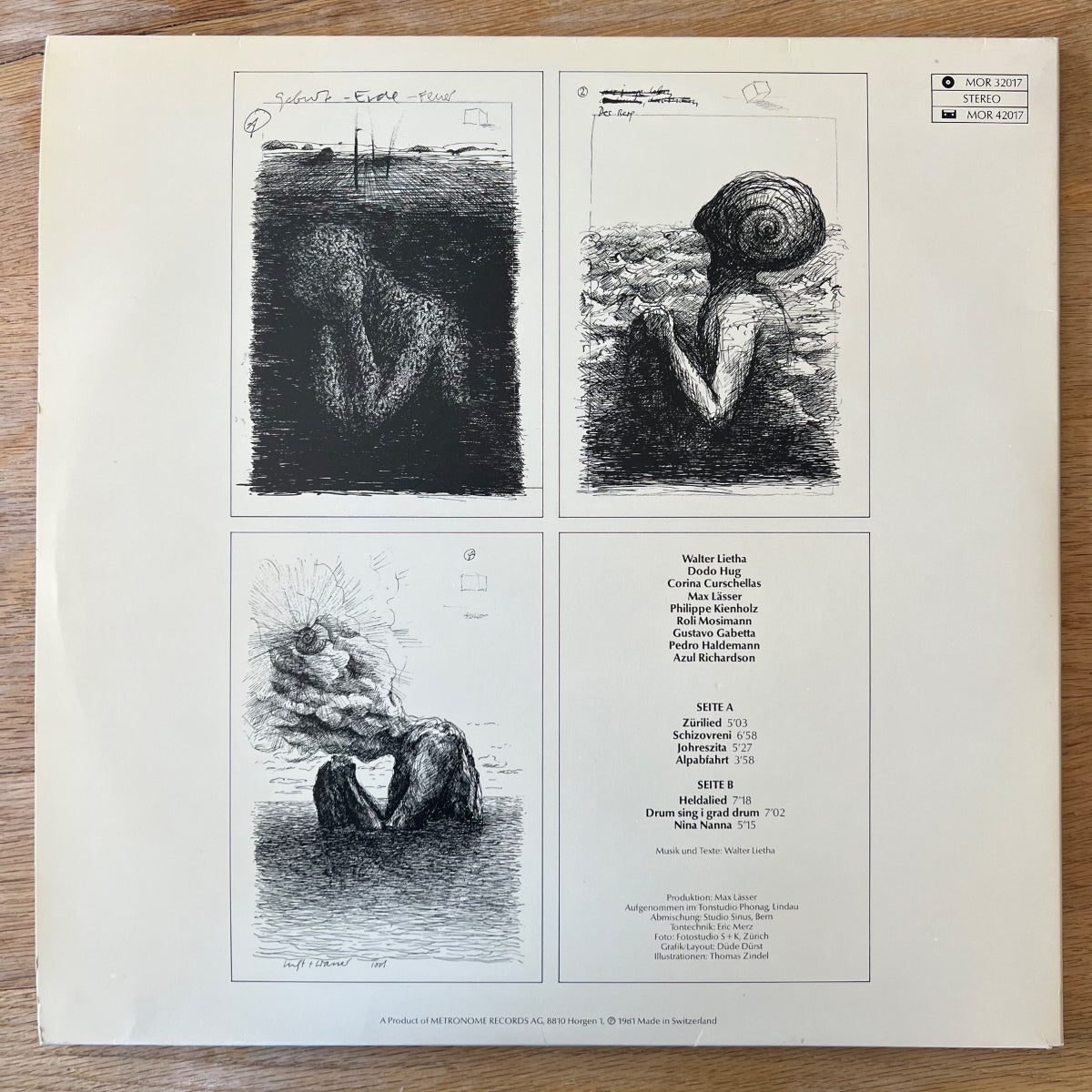 Walter Lietha - Dem Sing I Grad Drum / 1. Swiss-Press. 1981 - (M-/M-)
