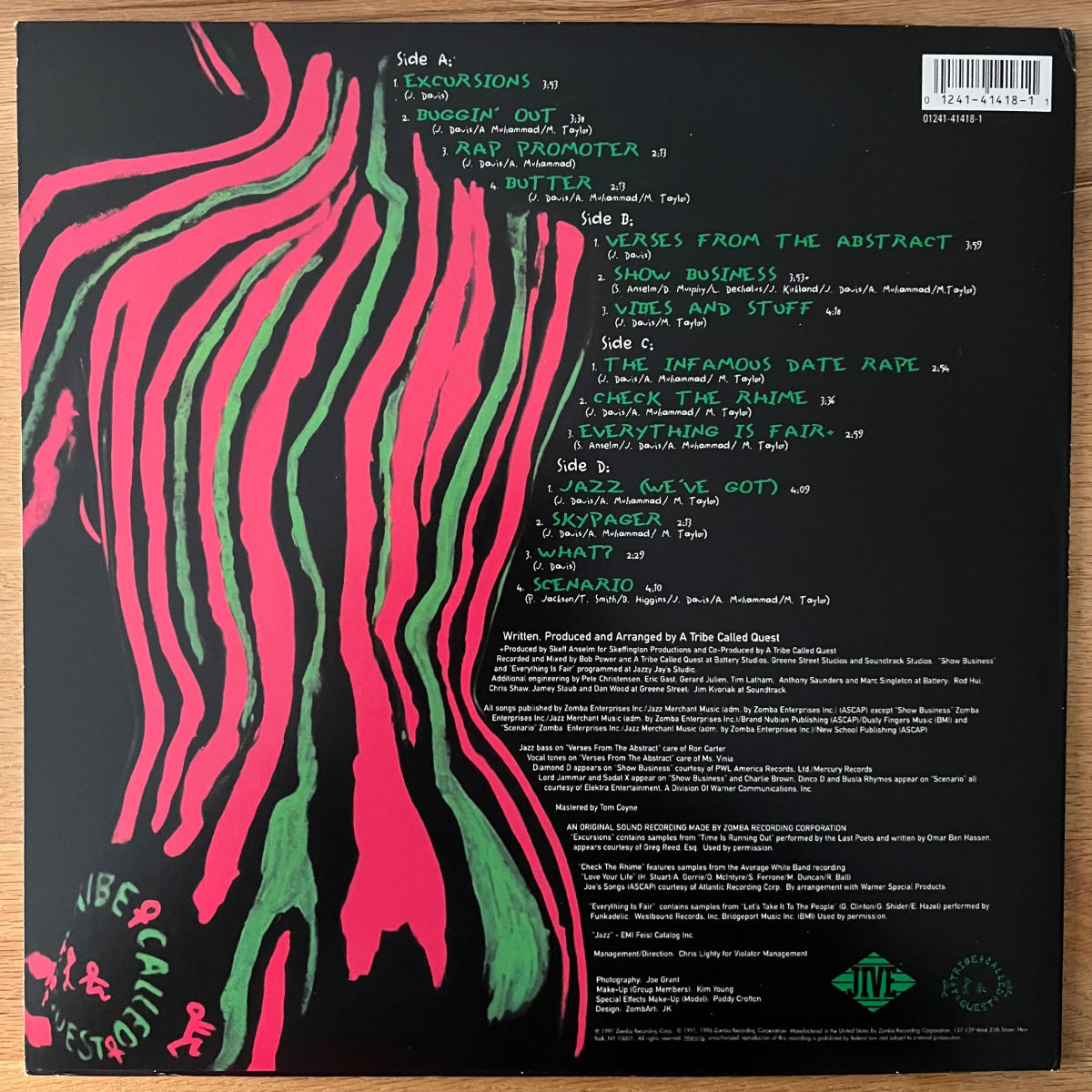 A Tribe Called Quest - The Low End Theory / 2 LP - US-Press. 1996 - (M-/M-)