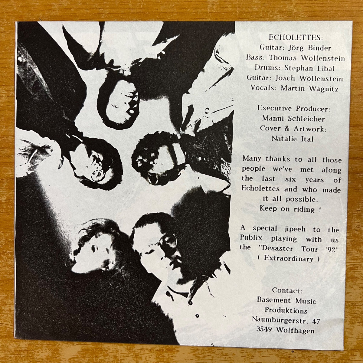 Echolettes - Lonesome / 4-Track EP - 1. D-Press. 1992 - (M-/M-)