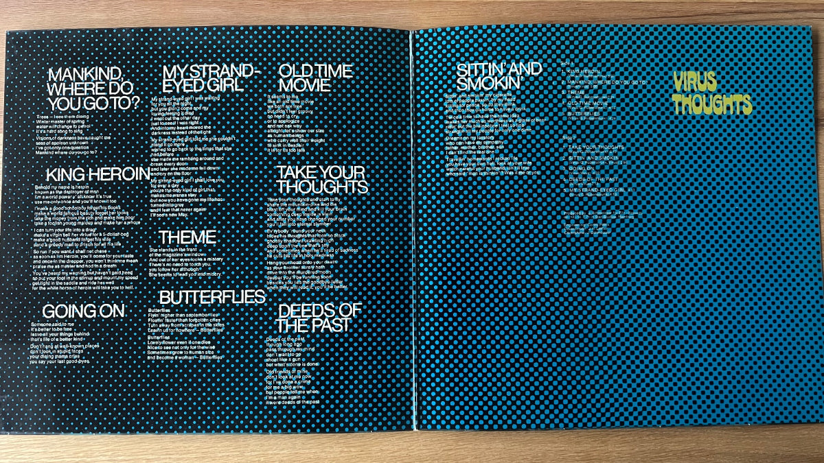 Virus - Thoughts / 1. D-Press. 1971 - (M-/M-)