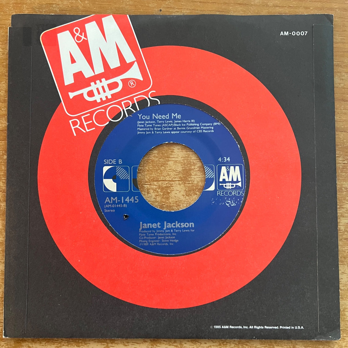 Janet Jackson - Miss You Much / 1. US-Press. 1989 - (M-/M-)