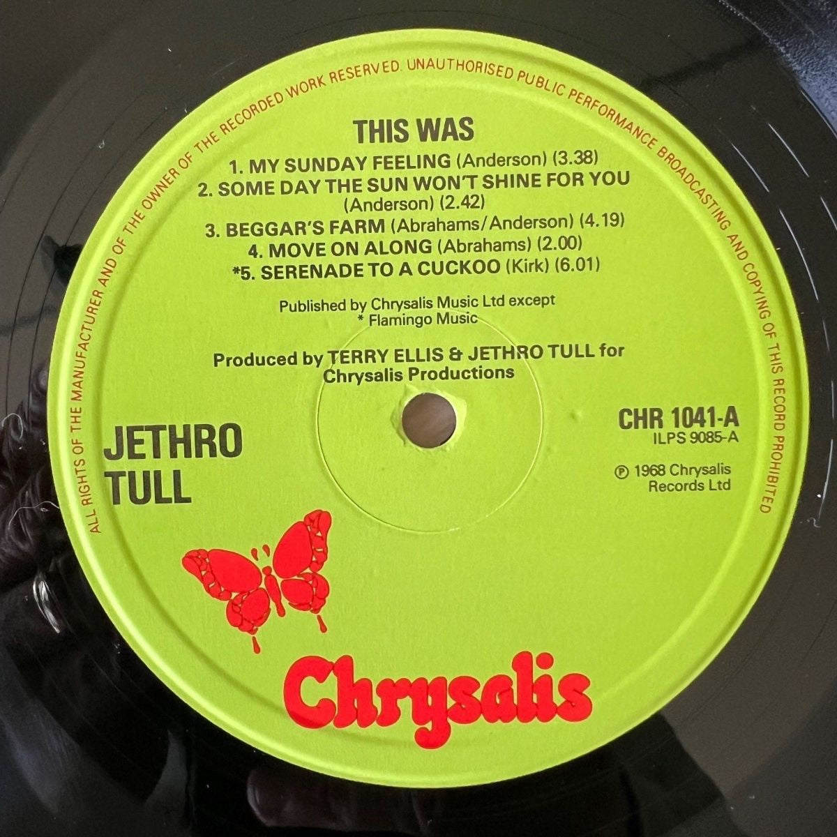 Jethro Tull - This Was - / UK-Press. RE von 1968 - (M-/M-)