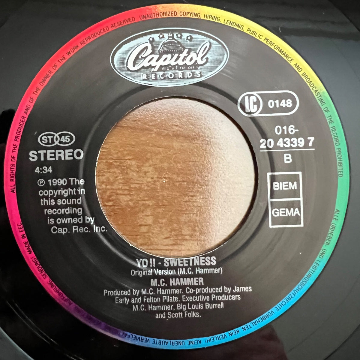 M.C. Hammer - Yo Swetness!! / 1. D-Press. 1991 - (M-/M-)
