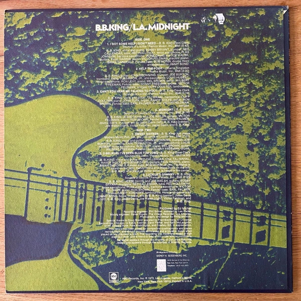 B.B. King - L.A. Midnight / 1. US-Press. 1972 - (M-/M-)