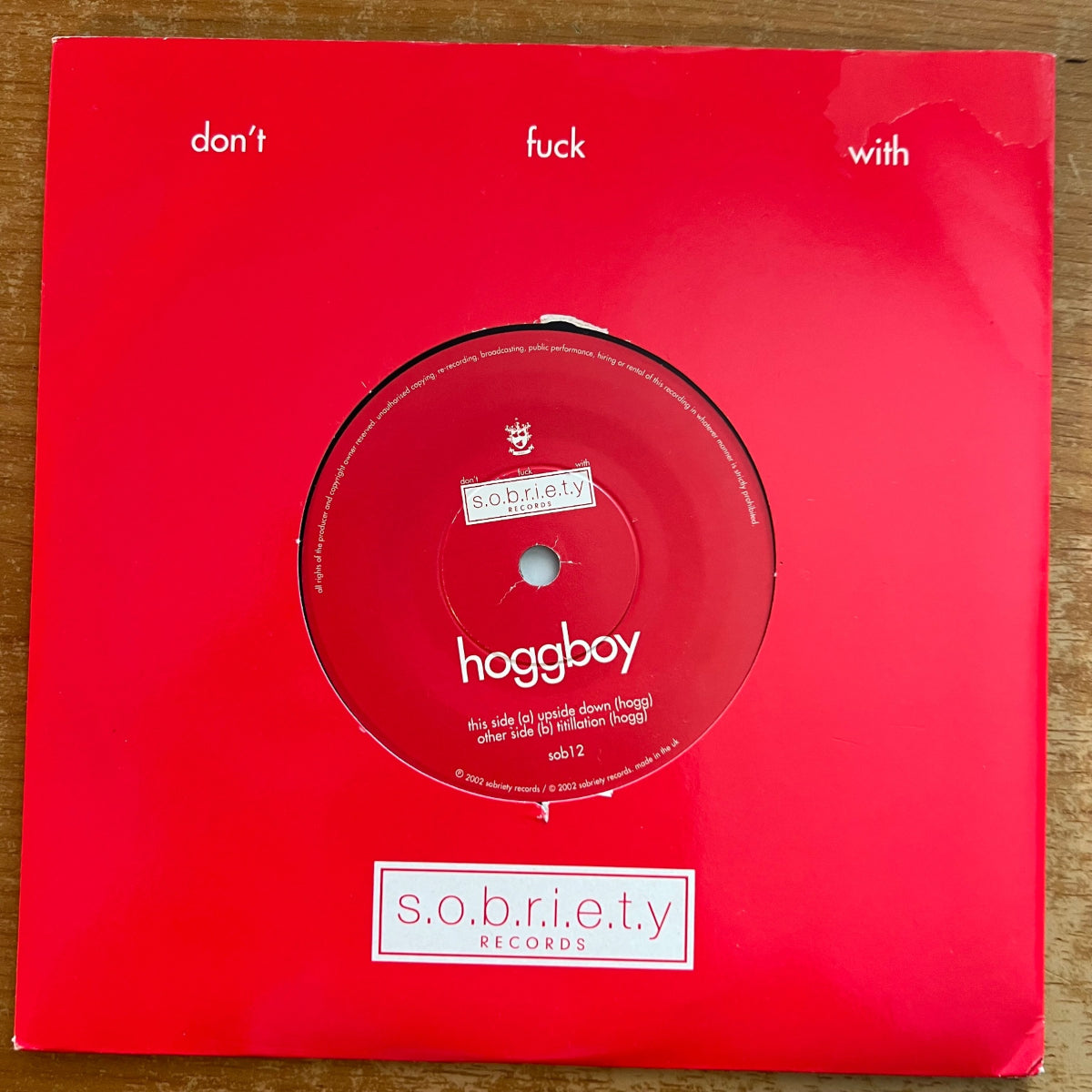 Hoggboy - Upside Down / 1. UK-Press. 2002 - (M-/M-)
