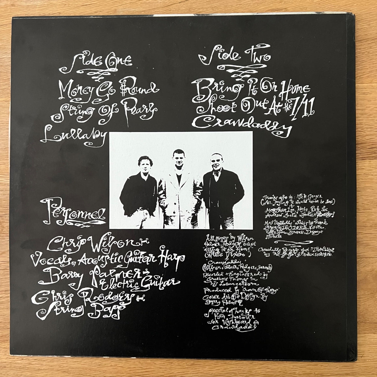 Chris Wilson's Crown Of Thorns-Gnawing On The Bones Of Elvis / 1. Australia-Press. 1987 - (M-/M-)