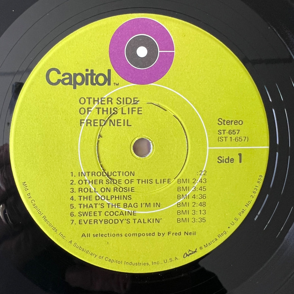 Fred Neil - Other Side Of This Life / 1. US-Press. 1971 - (M-/VG+)