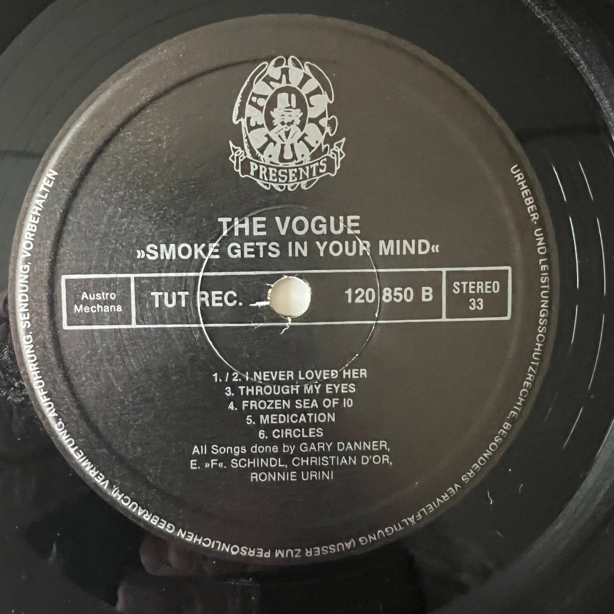 Vogue - Smoke Gets In My Mind / 1. Austria-Press. 1984 - (M-/M-)
