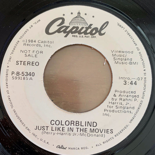 Colorblind - Just Like In The Movies / US-Promo 1984 - (M-/Neutral)