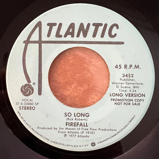 Firefall - So Long / US-Promo 1978 - (VG+/Neutral)
