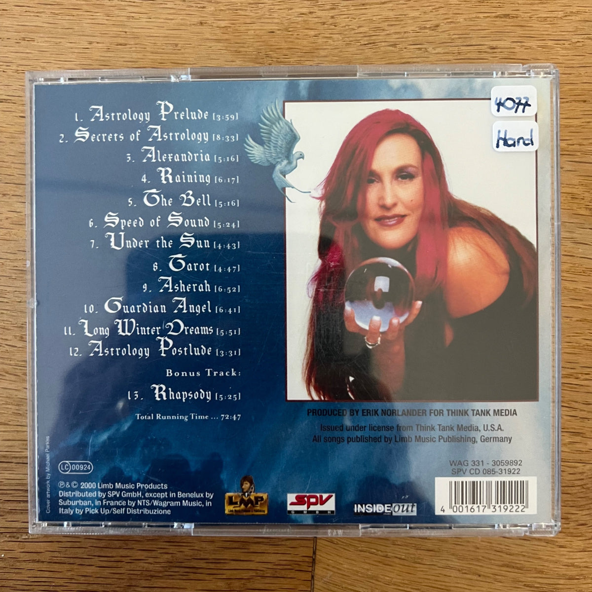 Lana Lane - Secrets Of Astrology / CD - 1. D-Press. 2000 - (M-/M-)