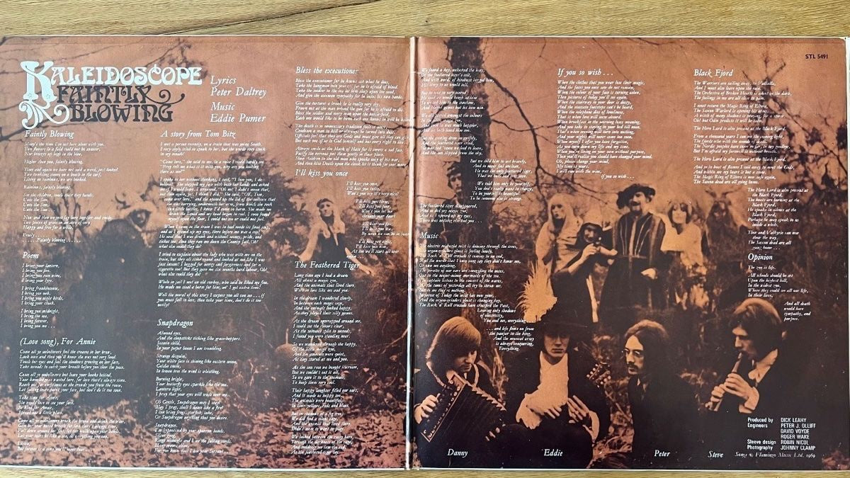 Kaleidoscope - Faintly Blowing / UK-Press. TOP