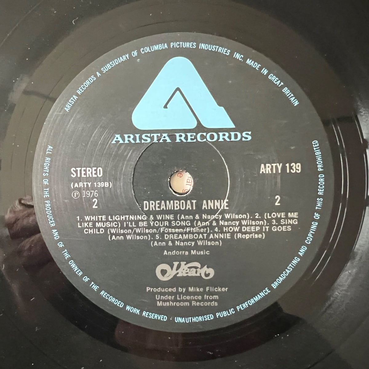 Heart - Dreamboat Annie / 1. UK-Press. 1976 - (VG++/VG+)