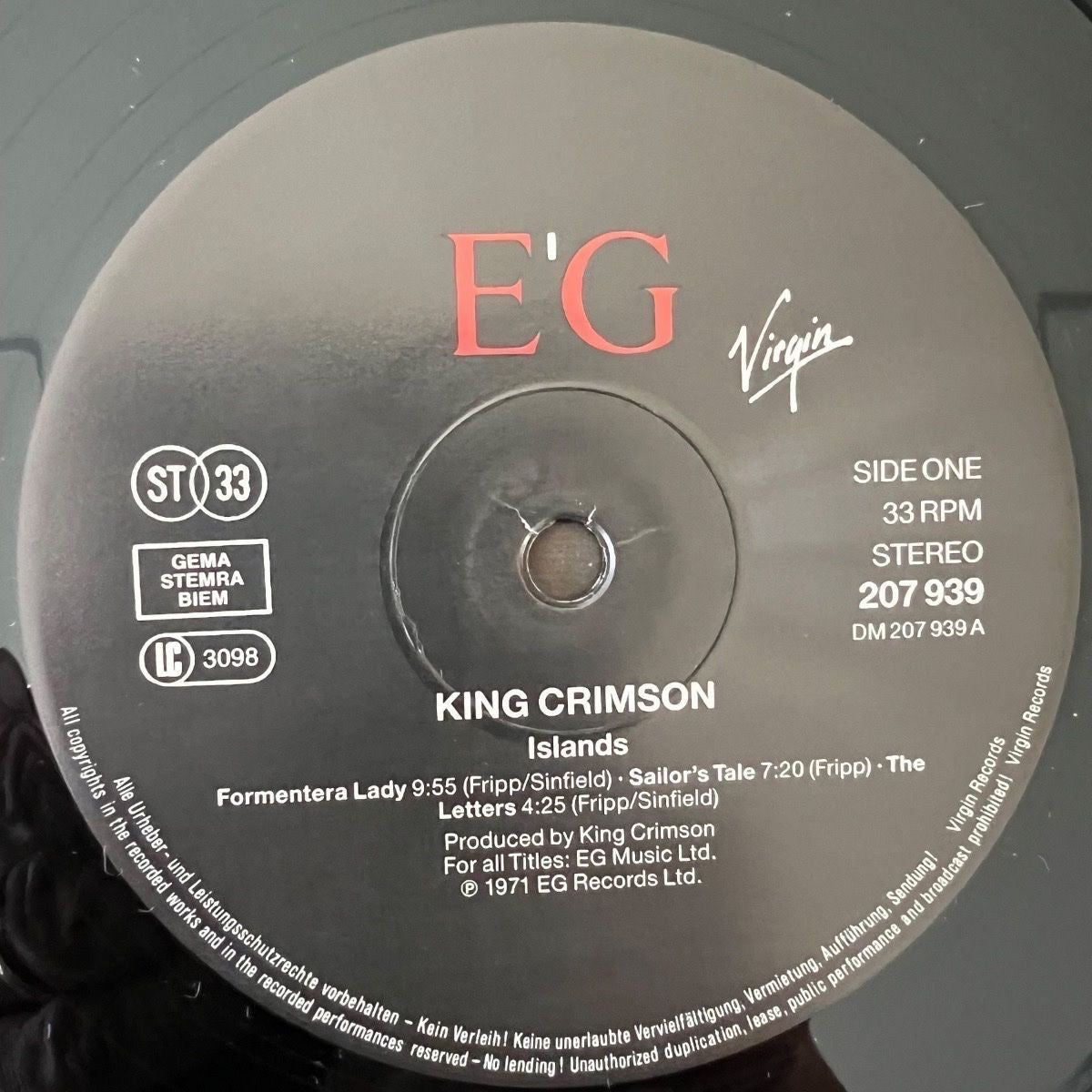 King Crimson - Islands / EU-Press. 1987 - (M-/M-)