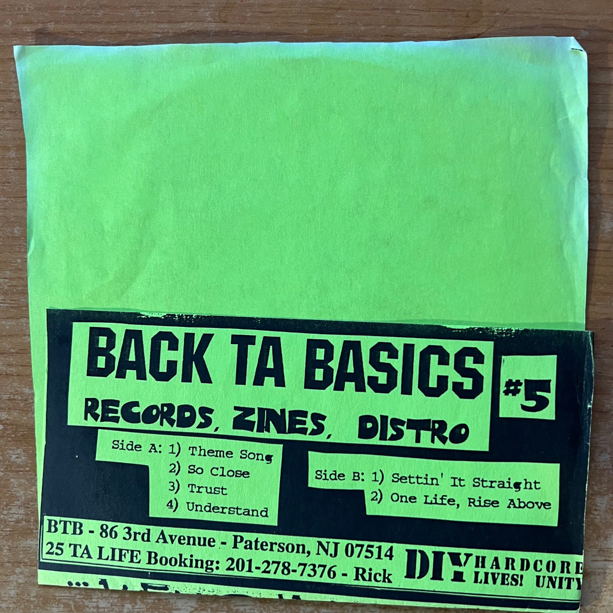 Fat Nuts - Setting In Straight / EP 6 titres - Pressage américain. 1995 - (M-/VG++)