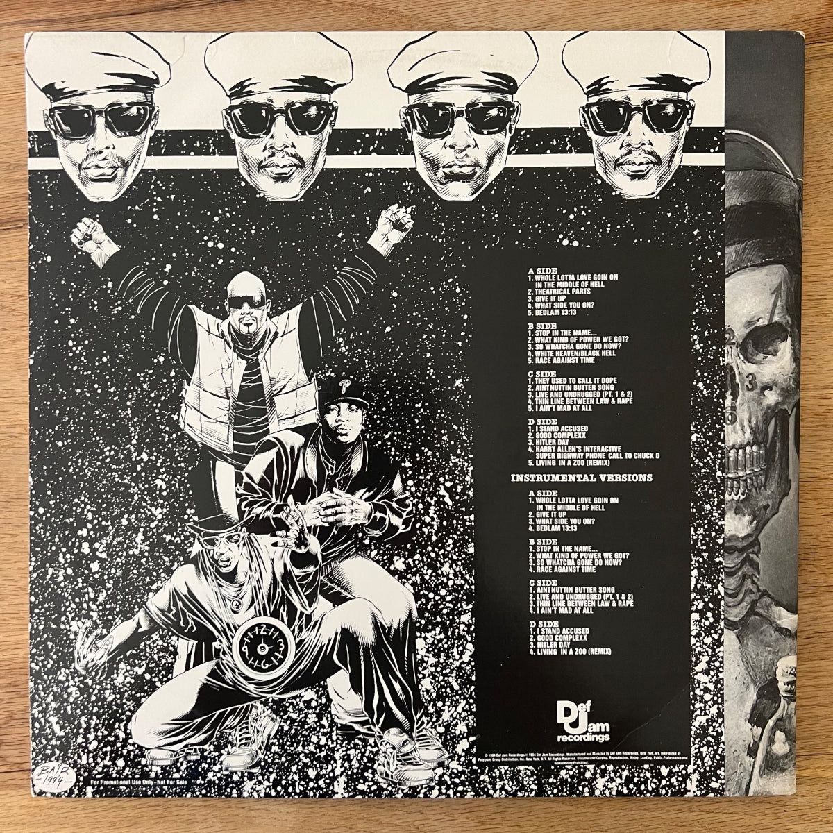 Public Enemy - Muse Sick-N-Hour Mess Age (Clean Version)/ 4 LPs - 1. US-Press. 1994 - (M-/VG+)