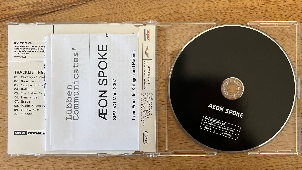 Aeon Spoke - Same / CD - D-Promo 2006