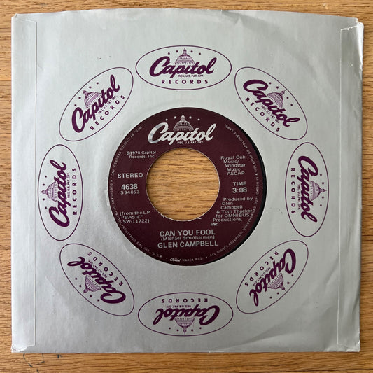 Glen Campbell - Can You Fool / 1. US-Press. 1978 - (M-/VG+)