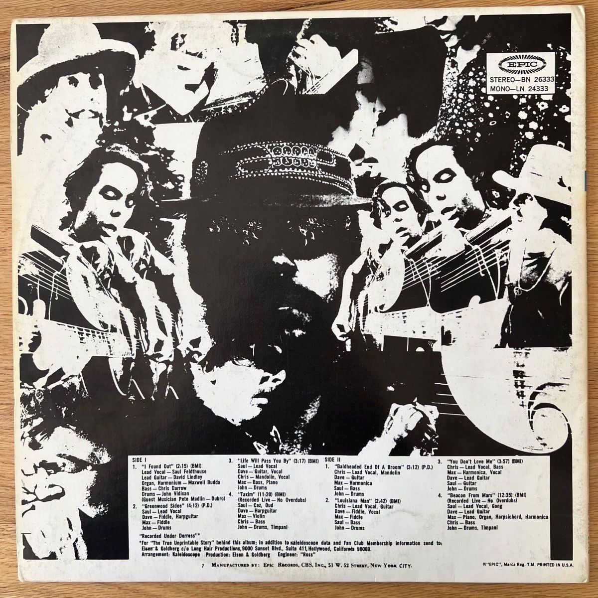 Kaleidoscope - A Beacon From Mars / 1. US-Press. 1967 - (M-/VG+)