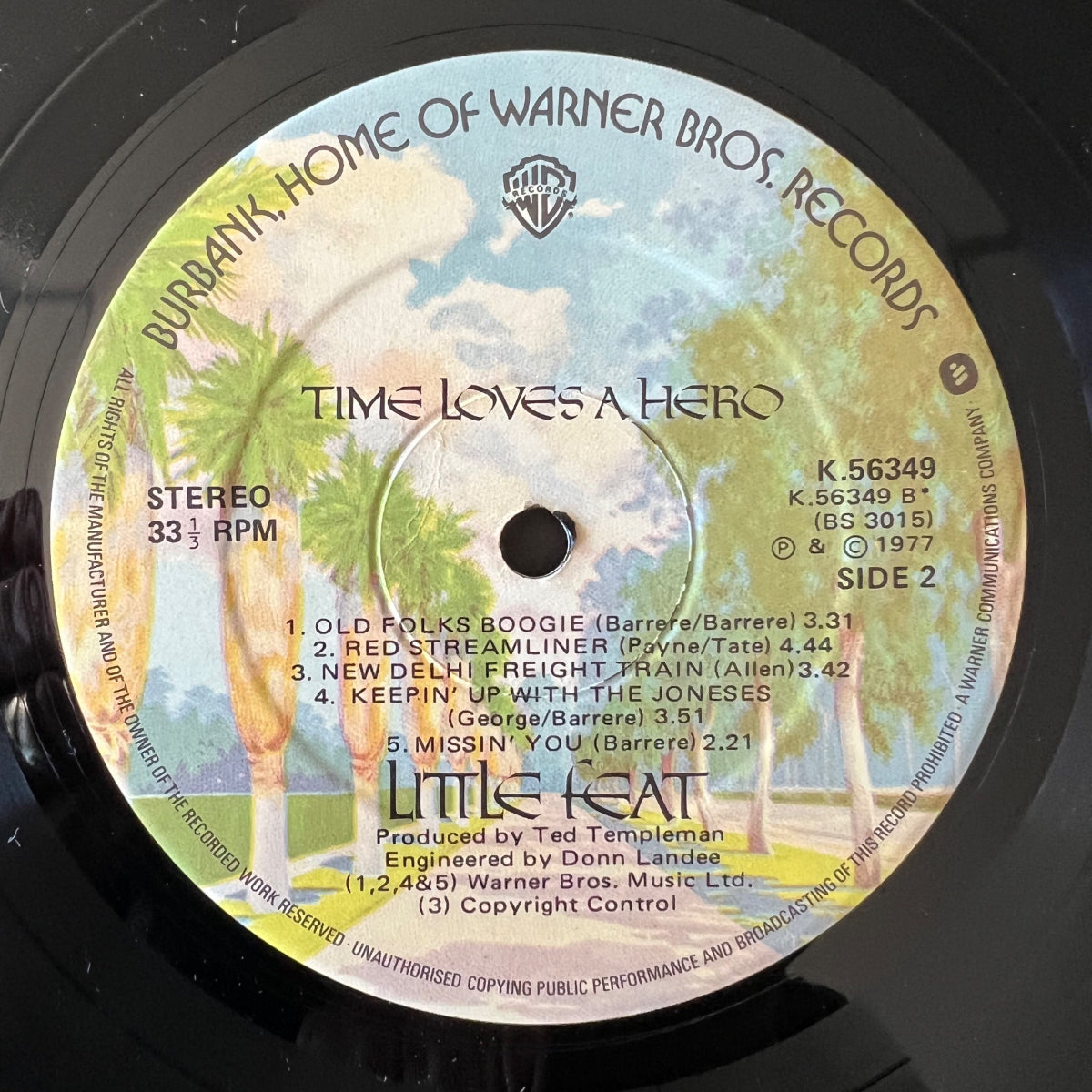 Little Feat - Time Loves A Hero / 1. UK-Press. 1977 - (M-/M-)