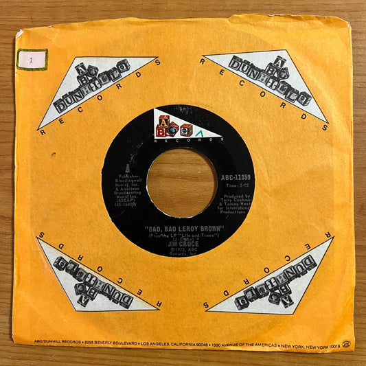 Jim Croce - Bad, Bad Leroy Brown / 1. US-Press. 1973 - (M-/VG)