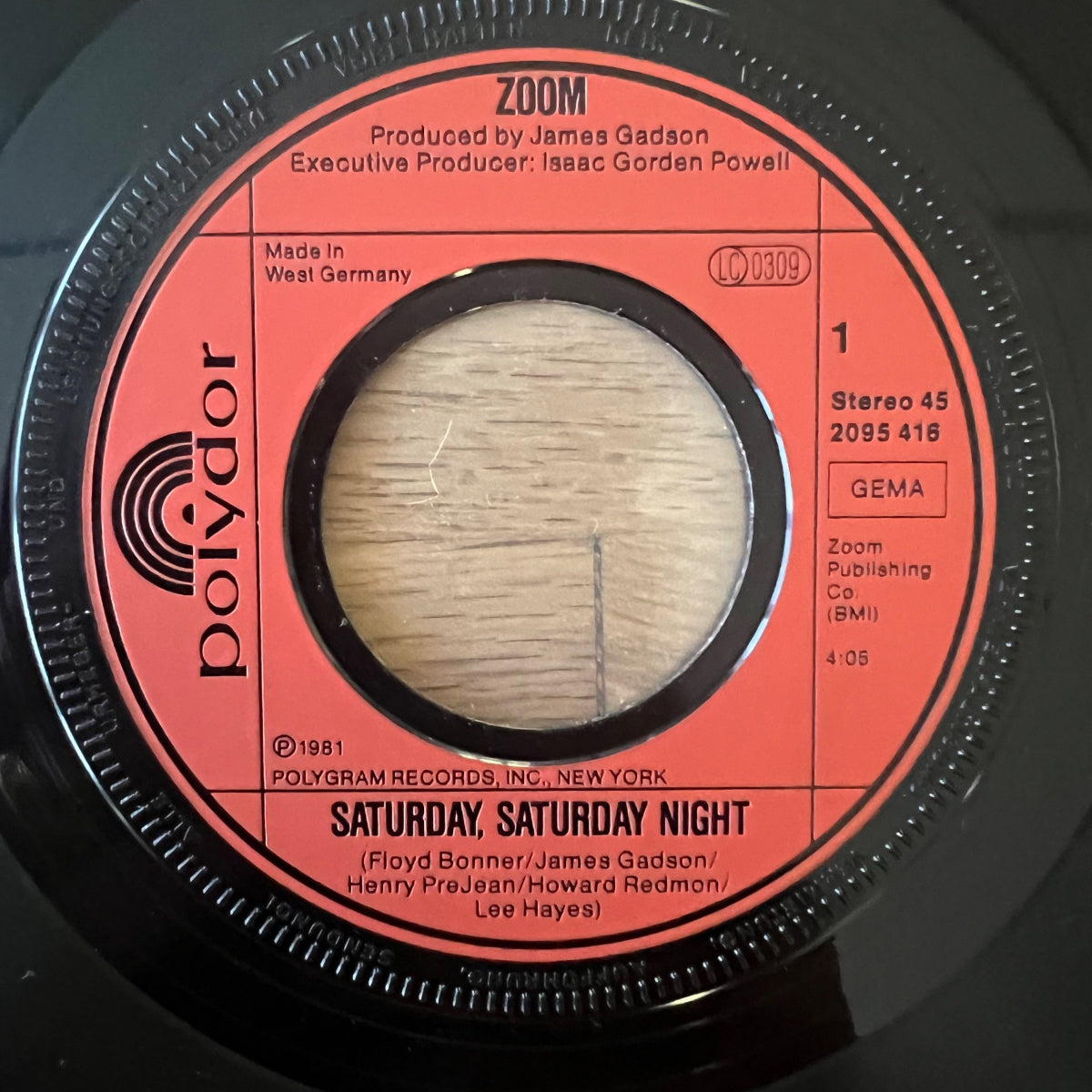 Zoom - Saturday, Saturday Night / 1. D-Press. 1981 - (M-/M-)