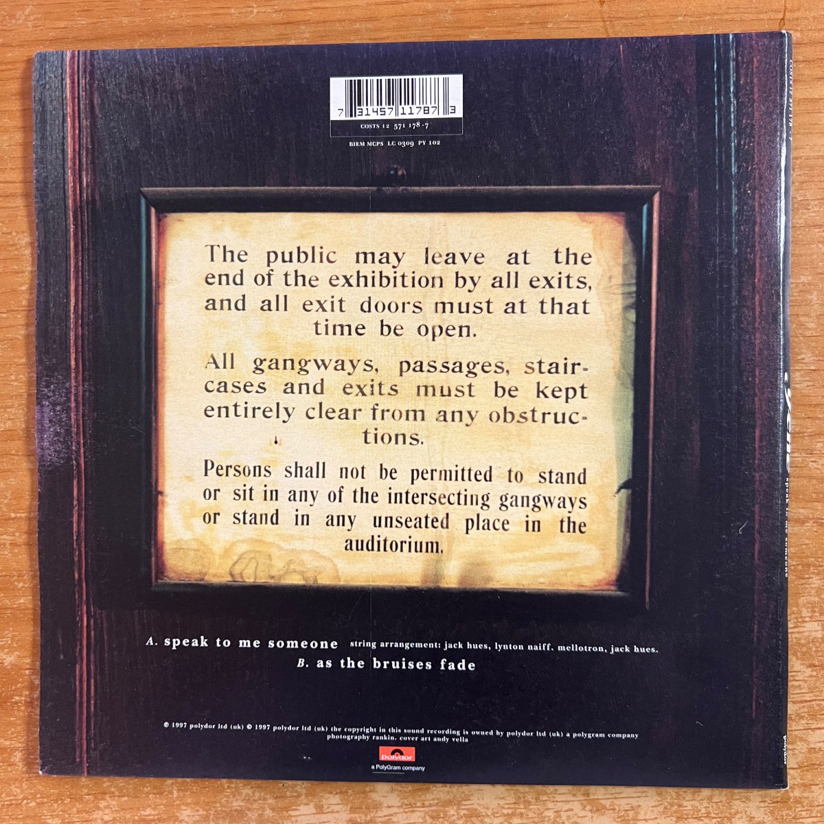 Gene - Speak To Me Someone / 1. UK-Press. 1997 - TOP