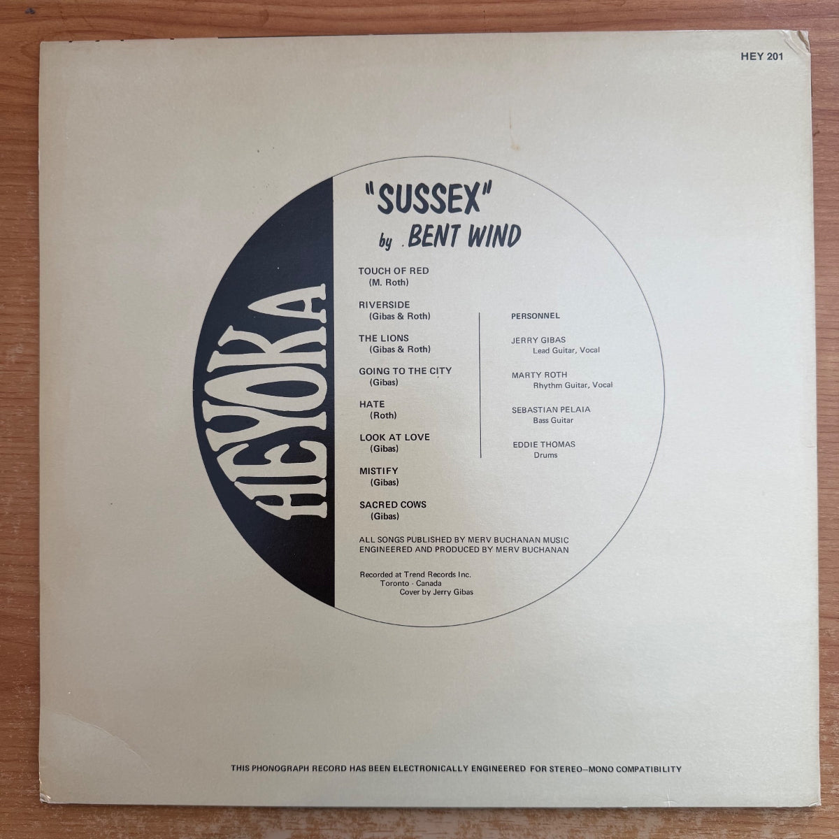 Bent Wind - Sussex / UK-Press. 1984 - (M-/VG++)