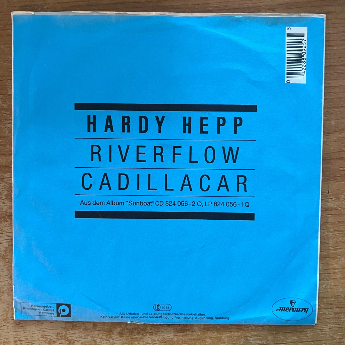 Hardy Hepp (Krokodil) - Riverflow / 1. D-Press. 1985 - (VG+/VG+)