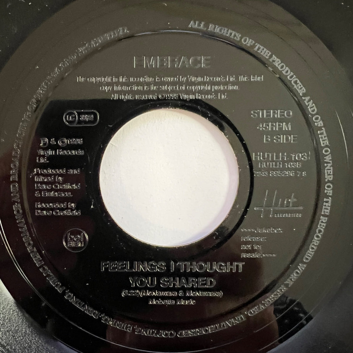 Embrace - My Weakness Is None Of... / 1. UK-Press. 1998 - Juke Box Edition - (M-/Neutral)