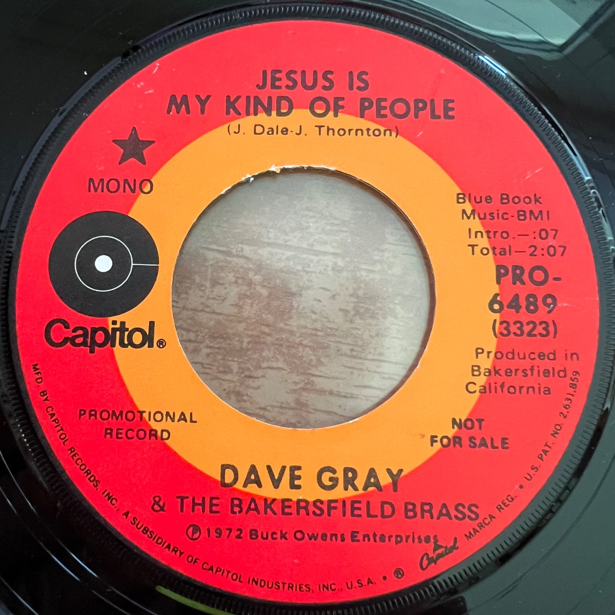 Dave Gray - Jesus Is My Kind People / US-Promo 197? - (VG++/Neutral)
