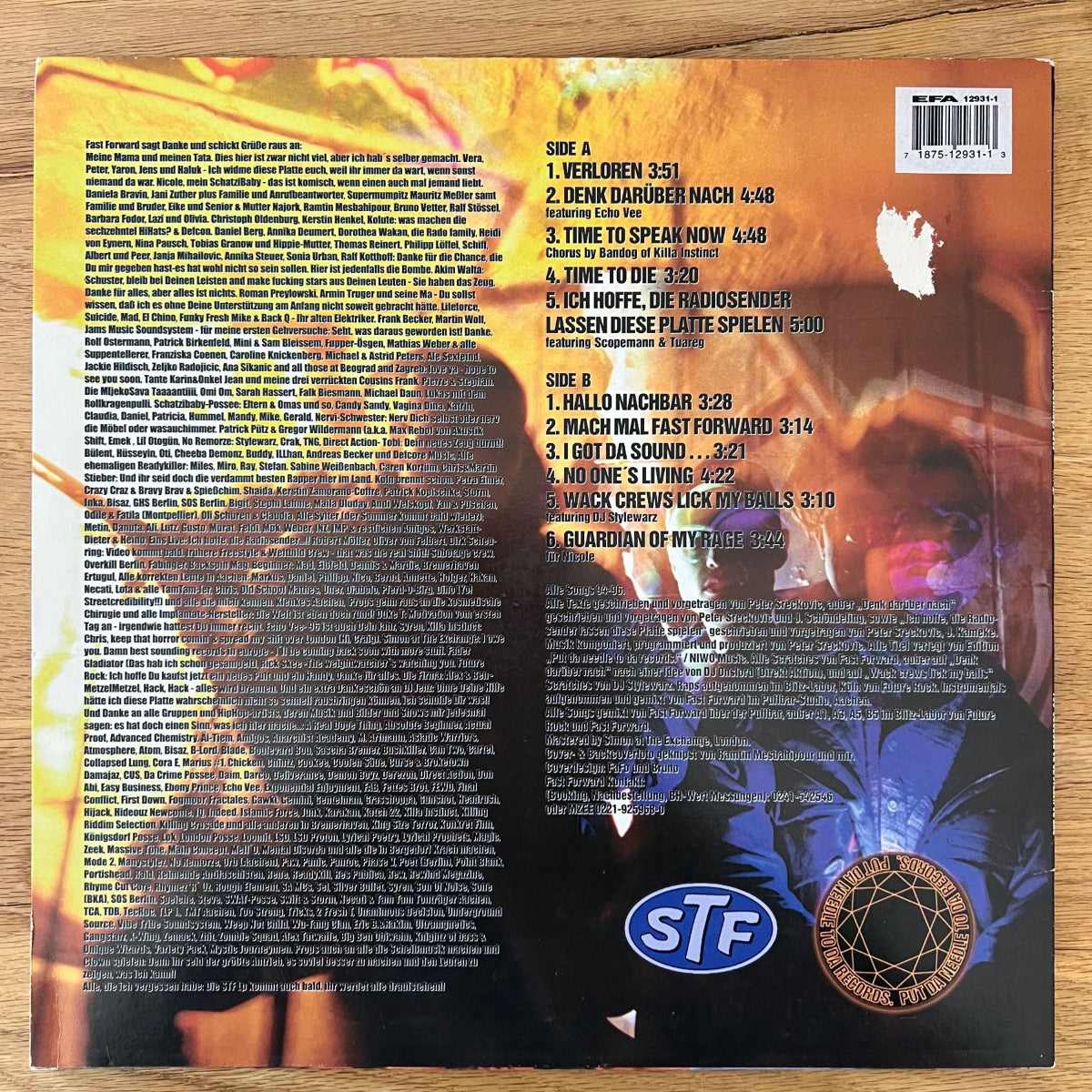 Fast Forward - Ich Und MC Bibabutz / 1. D-Press. 1996 - (M-/VG++)