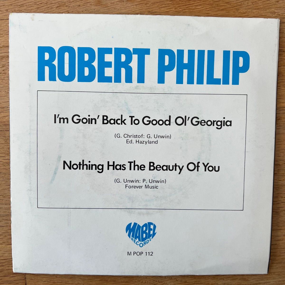 Robert Philip - I'm Goin Back To Good Ol' Georgia / 1. Swiss-Press. 1975 - (VG++/VG++)