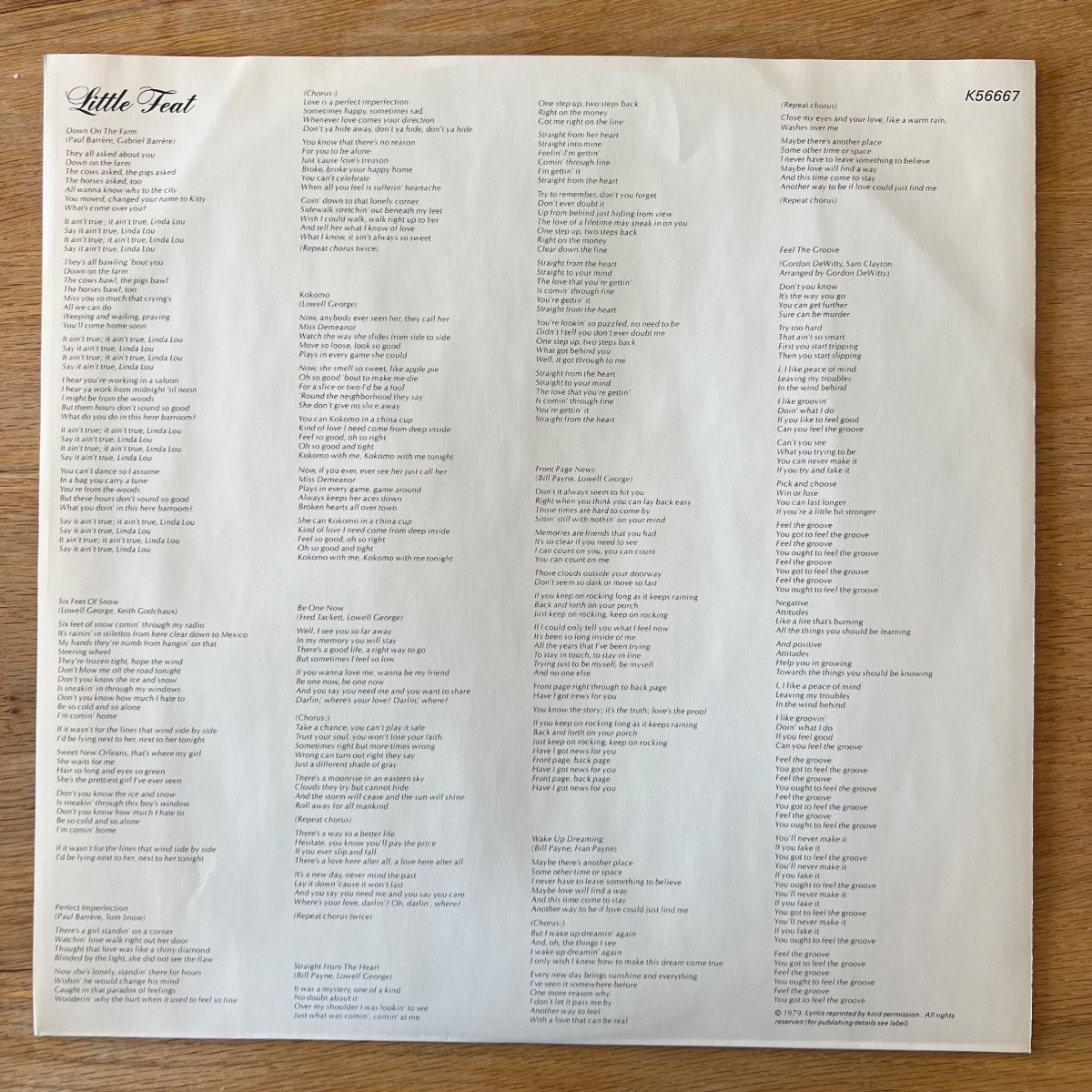 Little Feat - Down On The Farm / 1. UK-Press. 1979 - (M-/M-)