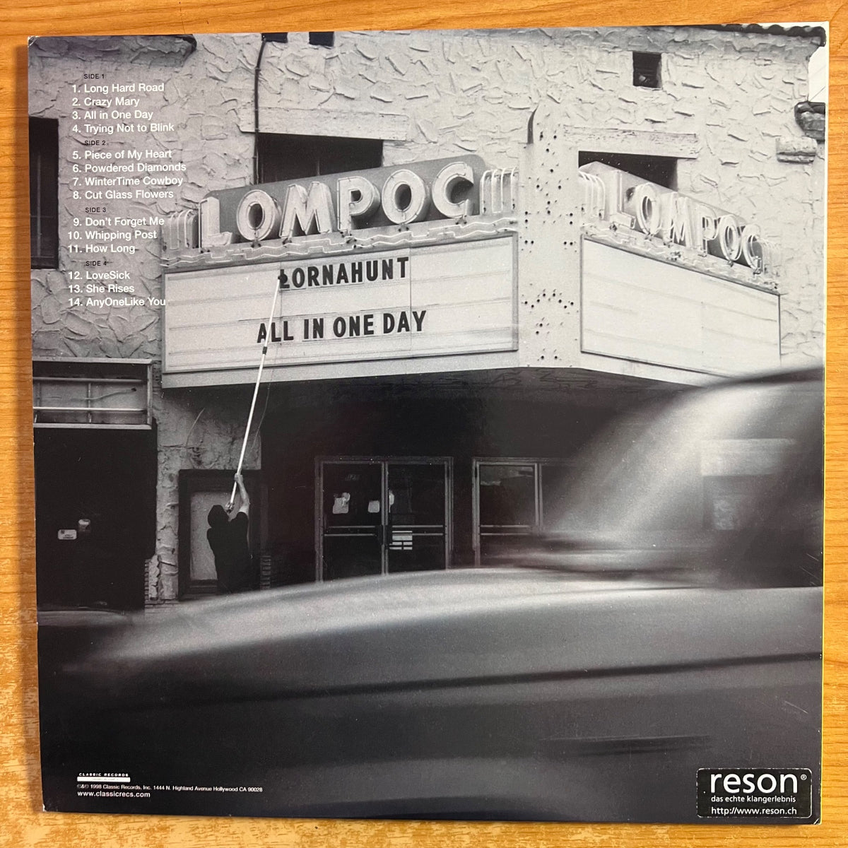 Lorna Hunt - All In One Day / 2 LP - Première édition américaine. 1998 - (État neuf/M-)